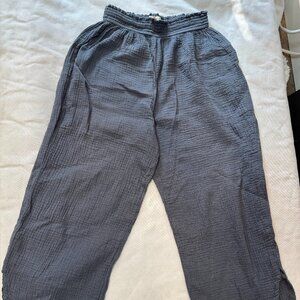 EUC! Marine layer textured flowy pants. 100% cotton. Stretchy Waist
